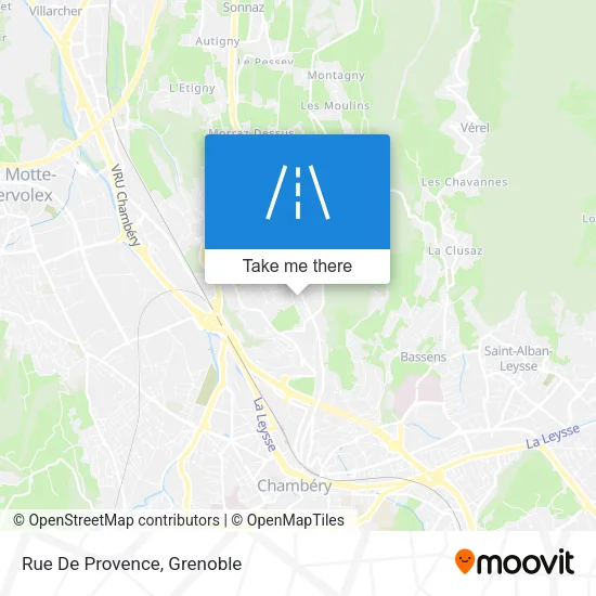 Rue De Provence map