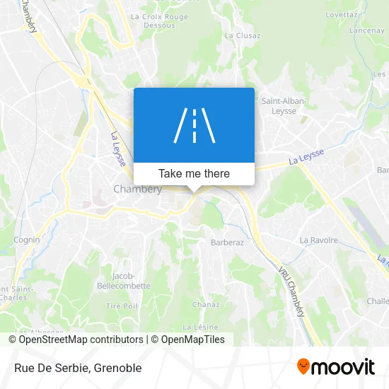 Rue De Serbie map