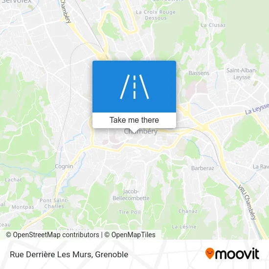 Rue Derrière Les Murs map