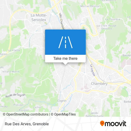 Rue Des Arves map
