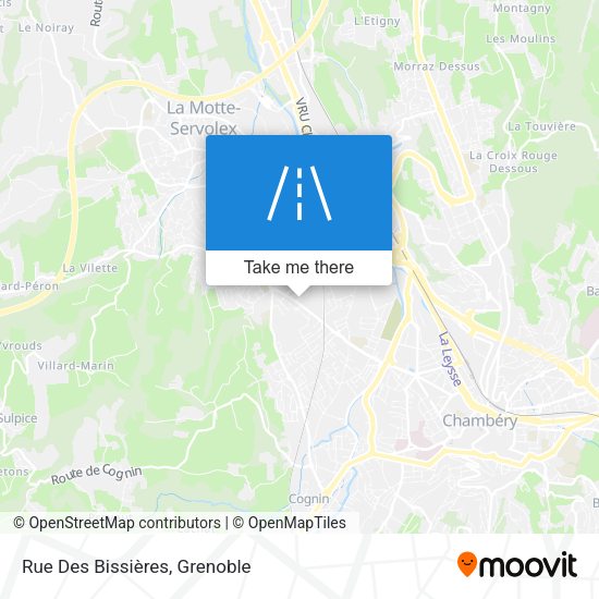 Rue Des Bissières map