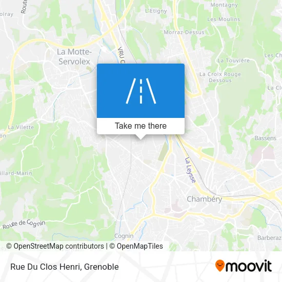 Rue Du Clos Henri map
