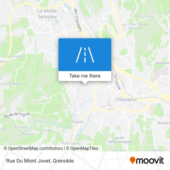Rue Du Mont Jovet map