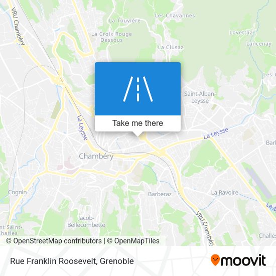 Rue Franklin Roosevelt map