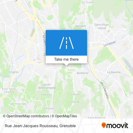 Rue Jean-Jacques Rousseau map