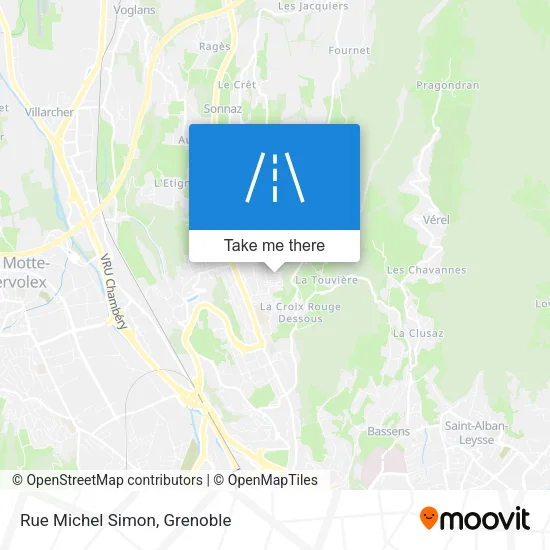 Rue Michel Simon map