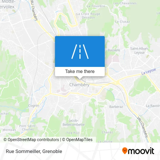 Rue Sommeiller map
