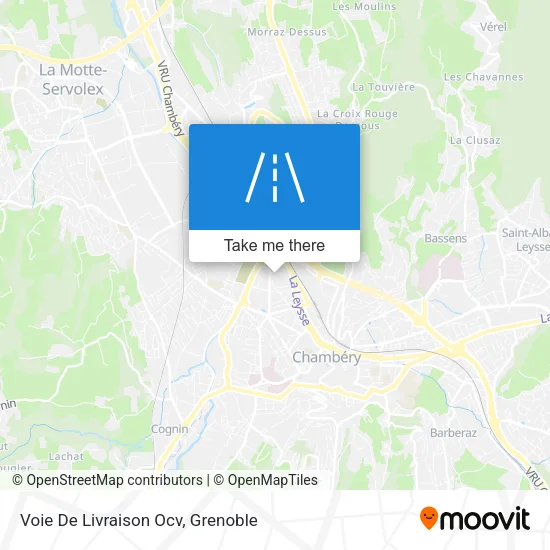 Voie De Livraison Ocv map