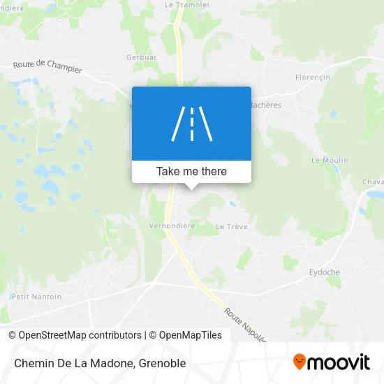 Chemin De La Madone map