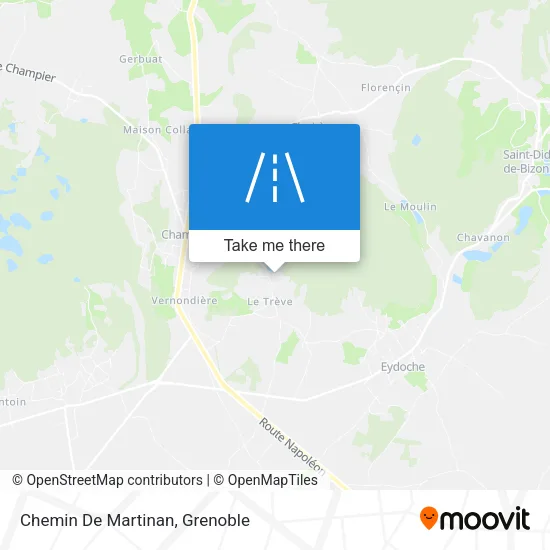 Chemin De Martinan map