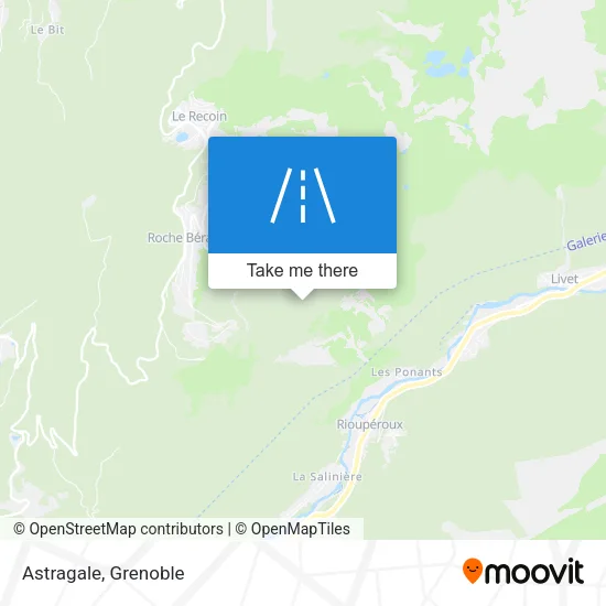 Astragale map