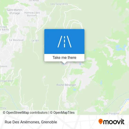Rue Des Anémones map