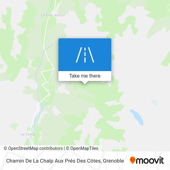 Chamin De La Chalp Aux Prés Des Côtes map