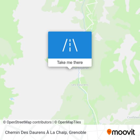 Chemin Des Daurens À La Chalp map