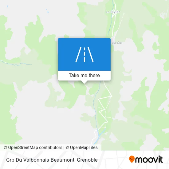 Grp Du Valbonnais-Beaumont map