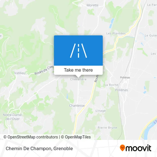 Chemin De Champon map