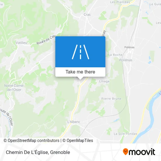 Chemin De L'Église map