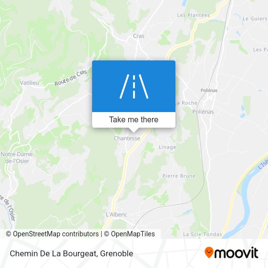 Chemin De La Bourgeat map