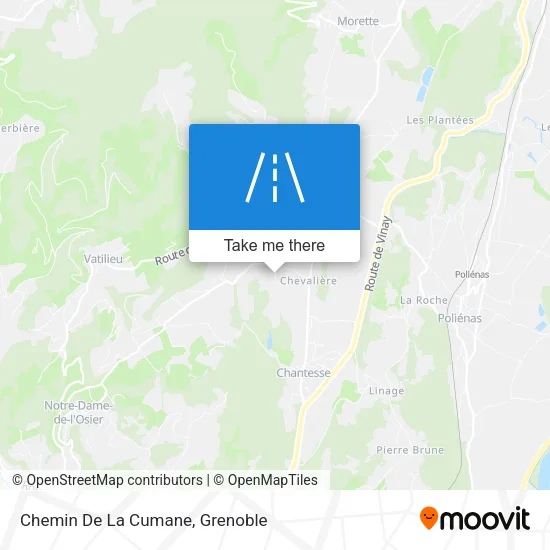 Chemin De La Cumane map