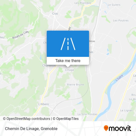 Chemin De Linage map