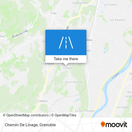 Chemin De Linage map