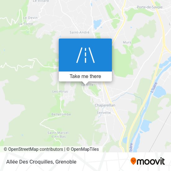 Allée Des Croquilles map