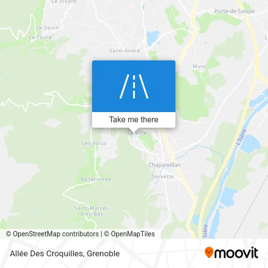 Allée Des Croquilles map