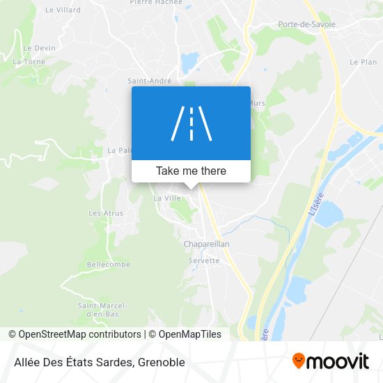 Allée Des États Sardes map