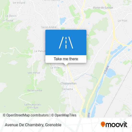 Avenue De Chambéry map