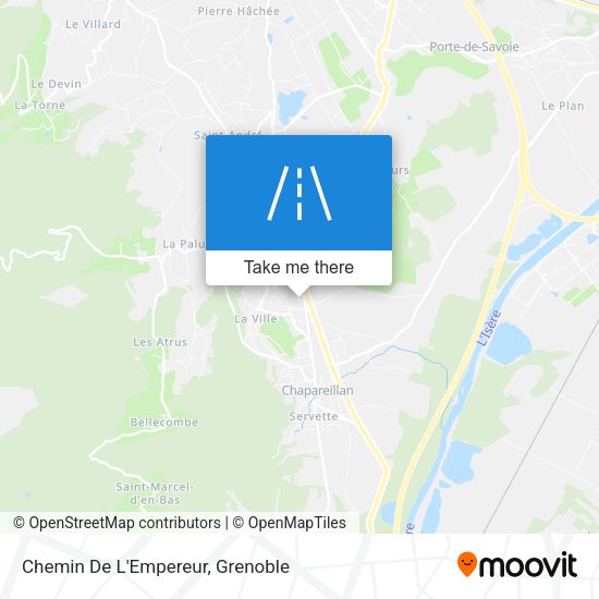 Chemin De L'Empereur map