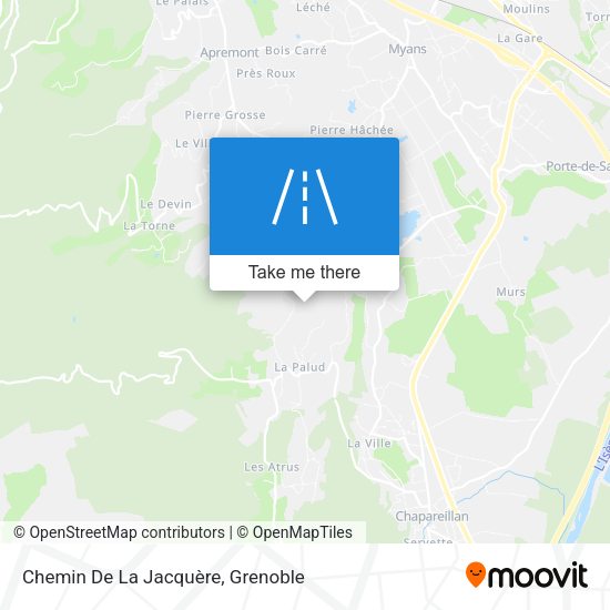 Chemin De La Jacquère map