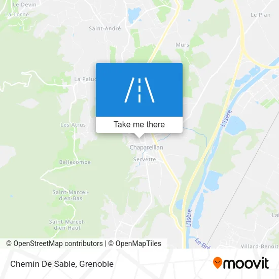 Chemin De Sable map