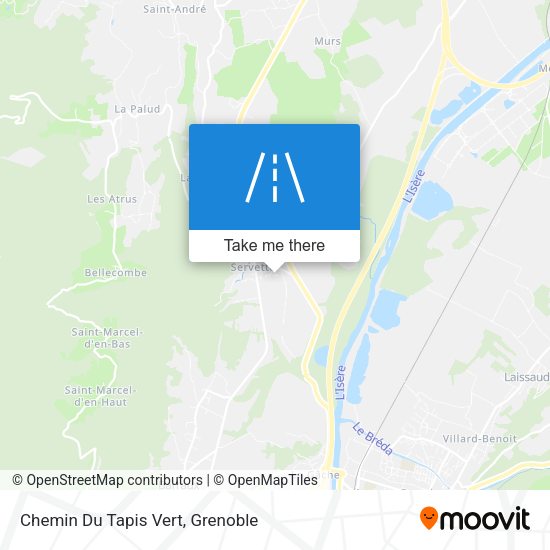 Chemin Du Tapis Vert map