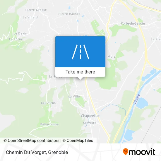 Chemin Du Vorget map