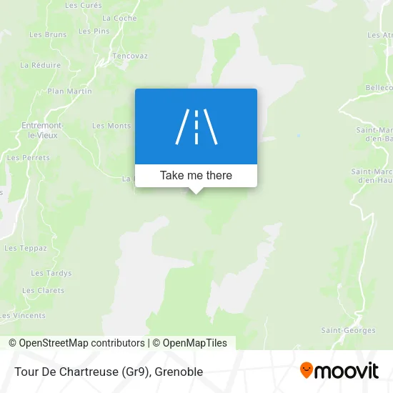 Tour De Chartreuse (Gr9) map