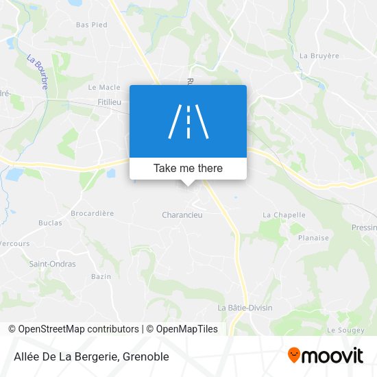 Allée De La Bergerie map