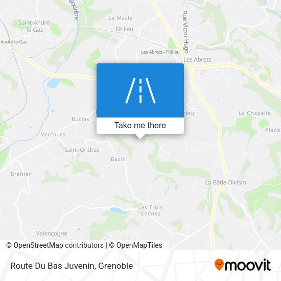 Route Du Bas Juvenin map