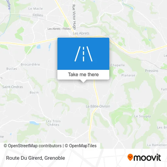 Route Du Girerd map