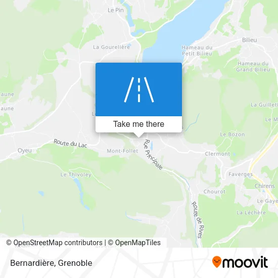 Bernardière map