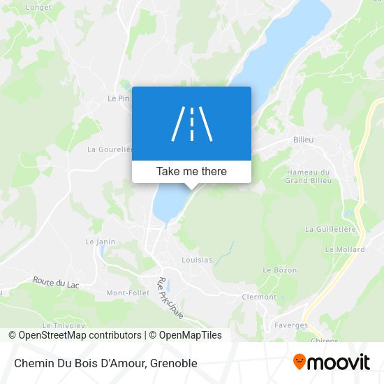 Chemin Du Bois D'Amour map