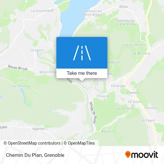 Chemin Du Plan map