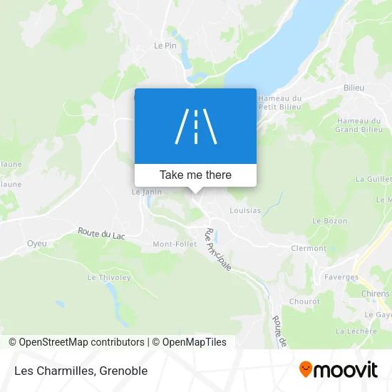 Les Charmilles map