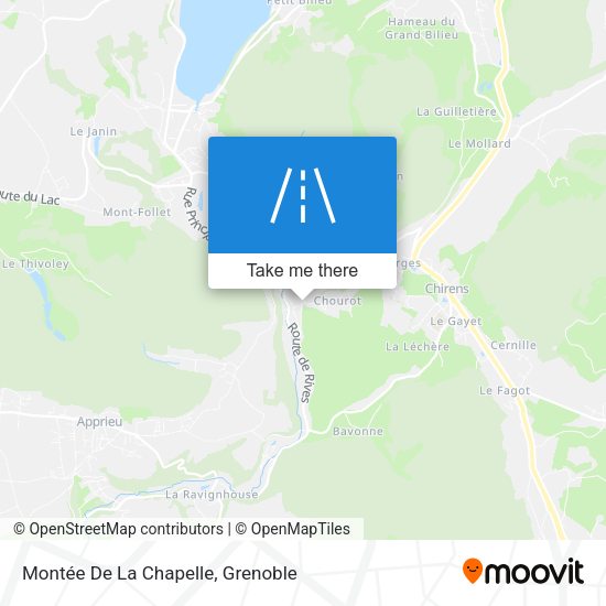 Montée De La Chapelle map
