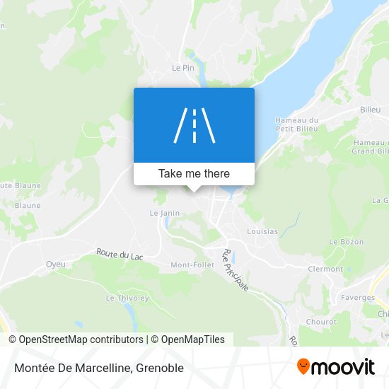 Montée De Marcelline map