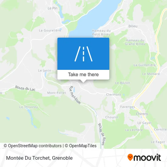Montée Du Torchet map