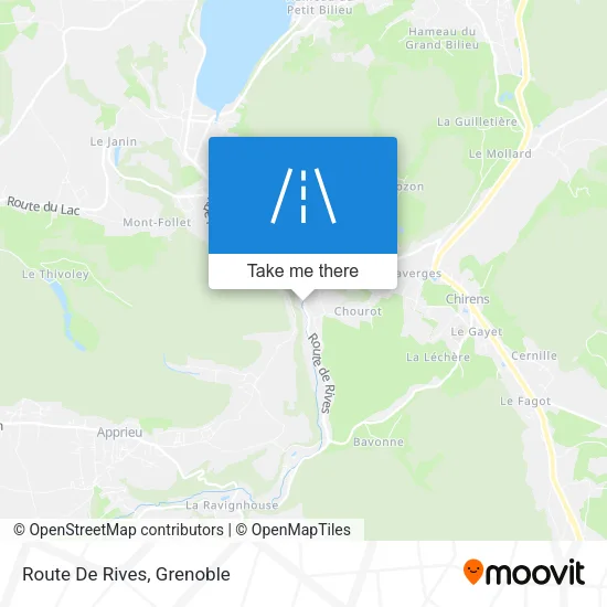 Route De Rives map
