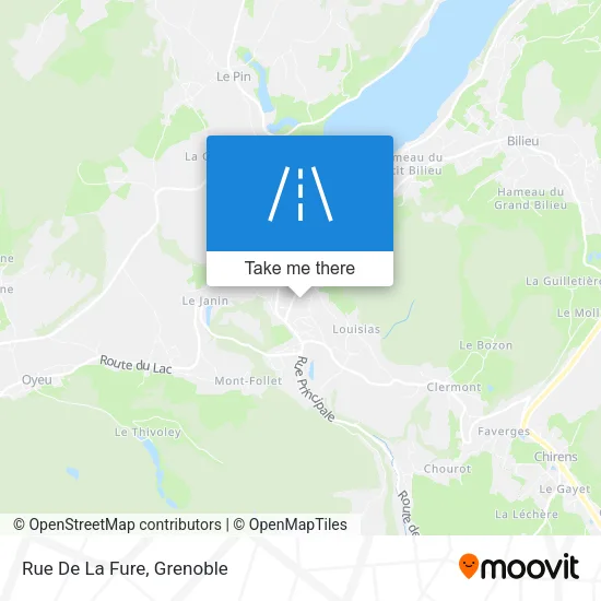 Rue De La Fure map