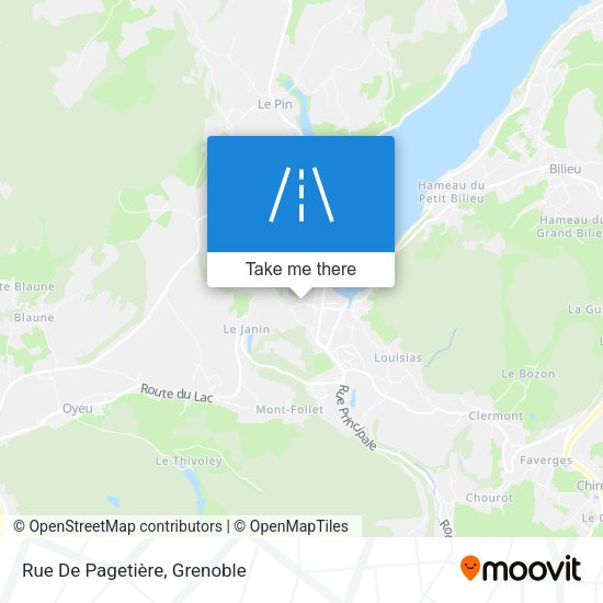 Rue De Pagetière map