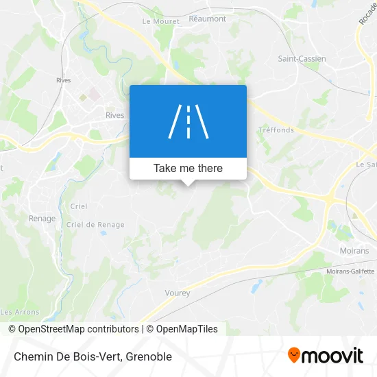 Chemin De Bois-Vert map