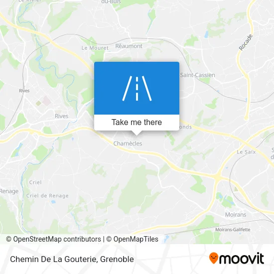 Chemin De La Gouterie map